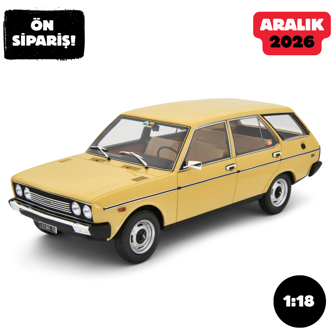 Ön Sipariş - 1/18 Laudo Racing Fiat 131 1600 Mirafiori Familiare Special 1974 - LM230D