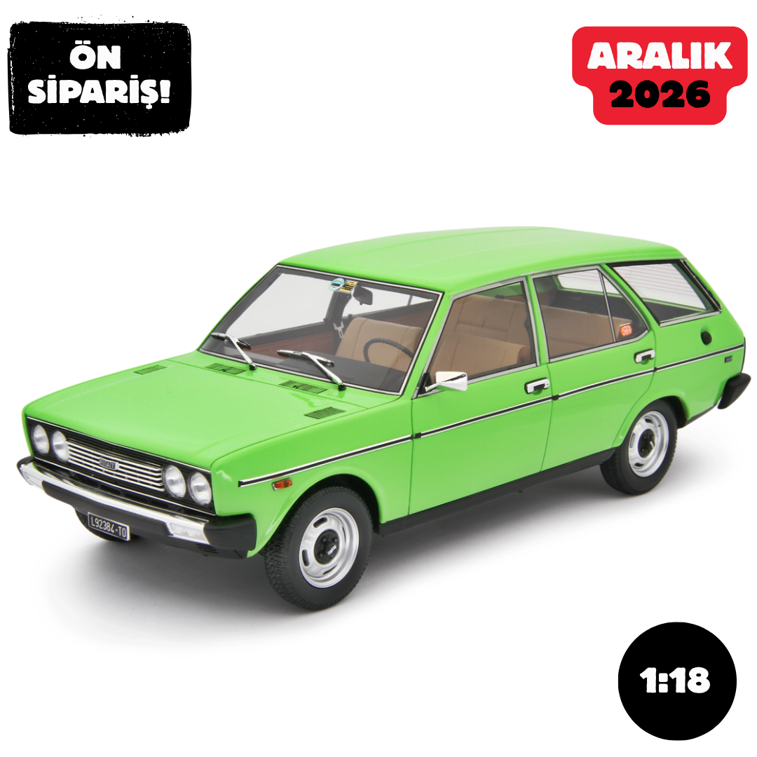 Ön Sipariş - 1/18 Laudo Racing Fiat 131 1600 Mirafiori Familiare Special 1974 - LM230C