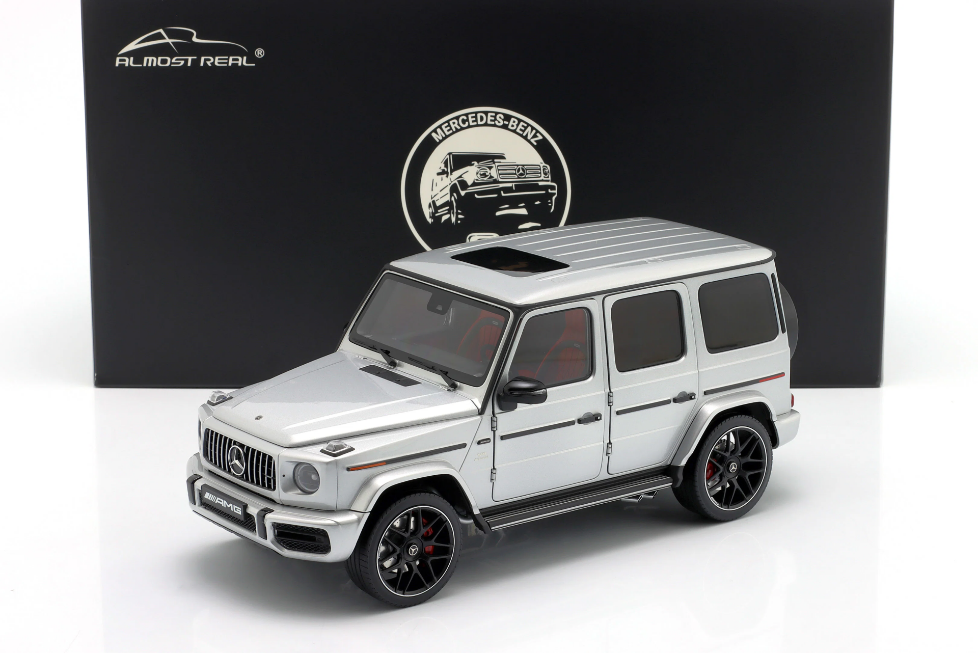 1/18 Almost Real Mercedes-Benz AMG G63 (W463) iridium silver - ALM820808