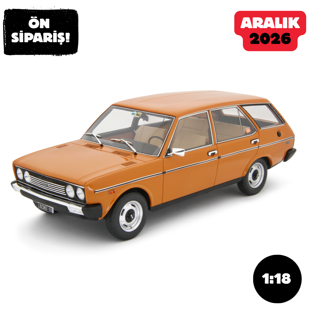 Ön Sipariş - 1/18 Laudo Racing Fiat 131 1600 Mirafiori Familiare Special 1974 - LM230A