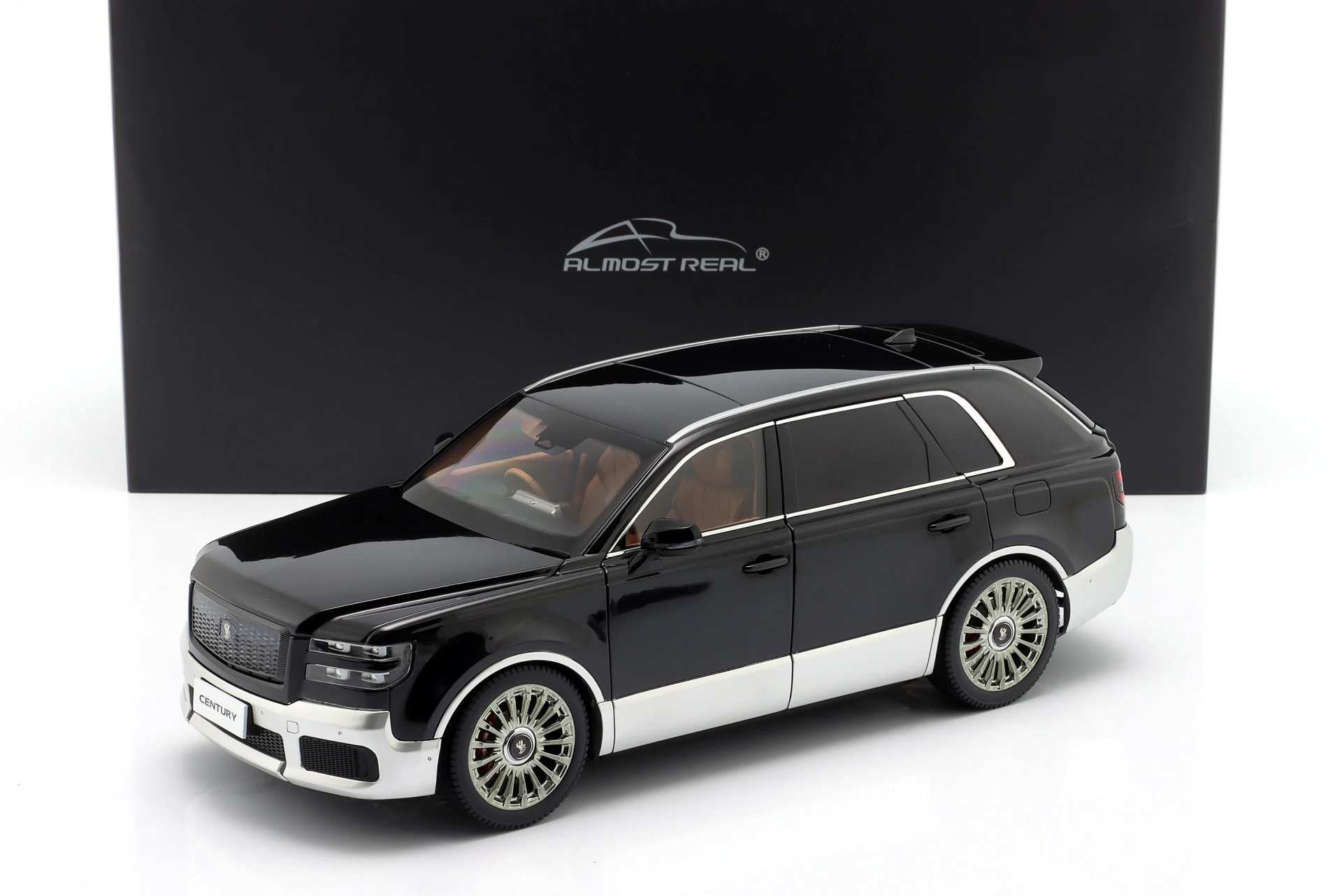 1/18 Almost Real Toyota CenturY black / silver - ALM870220