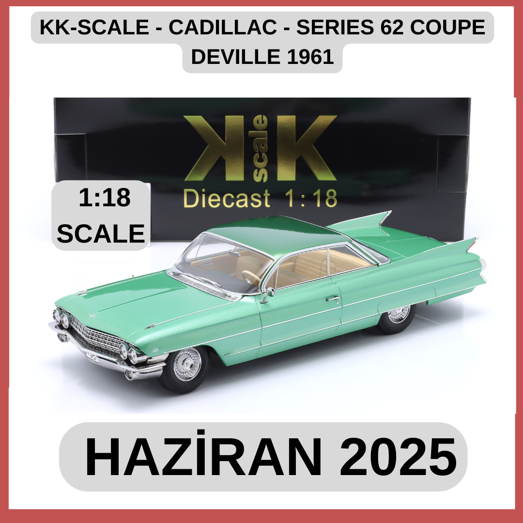 KK-SCALE - CADILLAC - SERIES 62 COUPE DEVILLE 1961