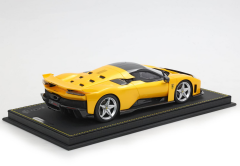 1/18 BBR Ferrari F80 carbon optional Giallo Tristrato (Three layer Yellow) and silver wheels - P18253B