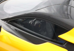 1/18 BBR Ferrari F80 carbon optional Giallo Tristrato (Three layer Yellow) and silver wheels - P18253B