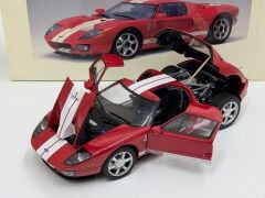 1/18 AUTOART FORD GT RED/WHITE STRIPES - 73021