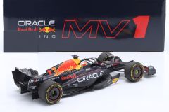 MINICHAMPS - RED BULL - F1 RB19 TEAM ORACLE RED BULL RACING N 1 WORLD CHAMPION WINNER MONACO GP 2023 MAX VERSTAPPEN