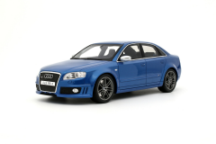 Ön Sipariş - 1/18 OTTO Audi RS 4 B7 Sedan Sprint Blue 2007 - OT1215