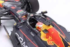 MINICHAMPS - RED BULL - F1 RB19 TEAM ORACLE RED BULL RACING N 1 WORLD CHAMPION WINNER SPAIN GP 2023 MAX VERSTAPPEN