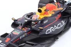 MINICHAMPS - RED BULL - F1 RB19 TEAM ORACLE RED BULL RACING N 1 WORLD CHAMPION WINNER SPAIN GP 2023 MAX VERSTAPPEN