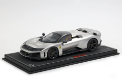 1/18 BBR Ferrari F80 carbon optional Glossy Aluminium - carbon wheels - P18253E