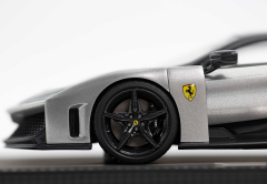 1/18 BBR Ferrari F80 carbon optional Glossy Aluminium - carbon wheels - P18253E