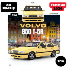 Ön Sipariş - 1/18 OTTO Volvo 850 T-5R Cream Yellow 1996 - OT1222