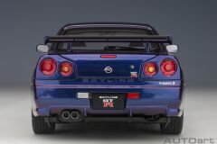 AUTOART - NISSAN - SKYLINE GT-R (R34) V-SPEC II NUR WITH BBS WHEELS 2002