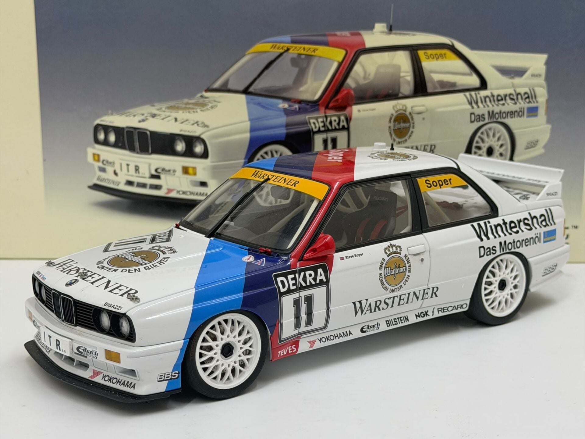 1/18 AUTOart BMW M3 E30 Warsteiner n11 Soper DTM - 89146