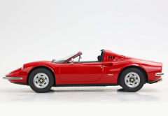 1/18 BBR Ferrari Dino 246 GTS 1972 Geneve Show 1972 Rosso Corsa 322 - P18258