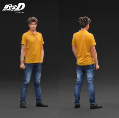 1/18 Ignition Model INITIAL D Mazda RX-7 (FD3S) Yellow With Mr. Keisuke Takahashi
