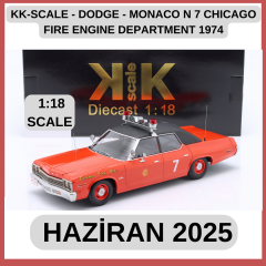 KK-SCALE - DODGE - MONACO N 7 CHICAGO FIRE ENGINE DEPARTMENT 1974