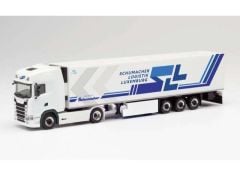 1/87 Scania CS 20 HD K.Sz. Schumacher Logistics Luxembourg (L), white/blue