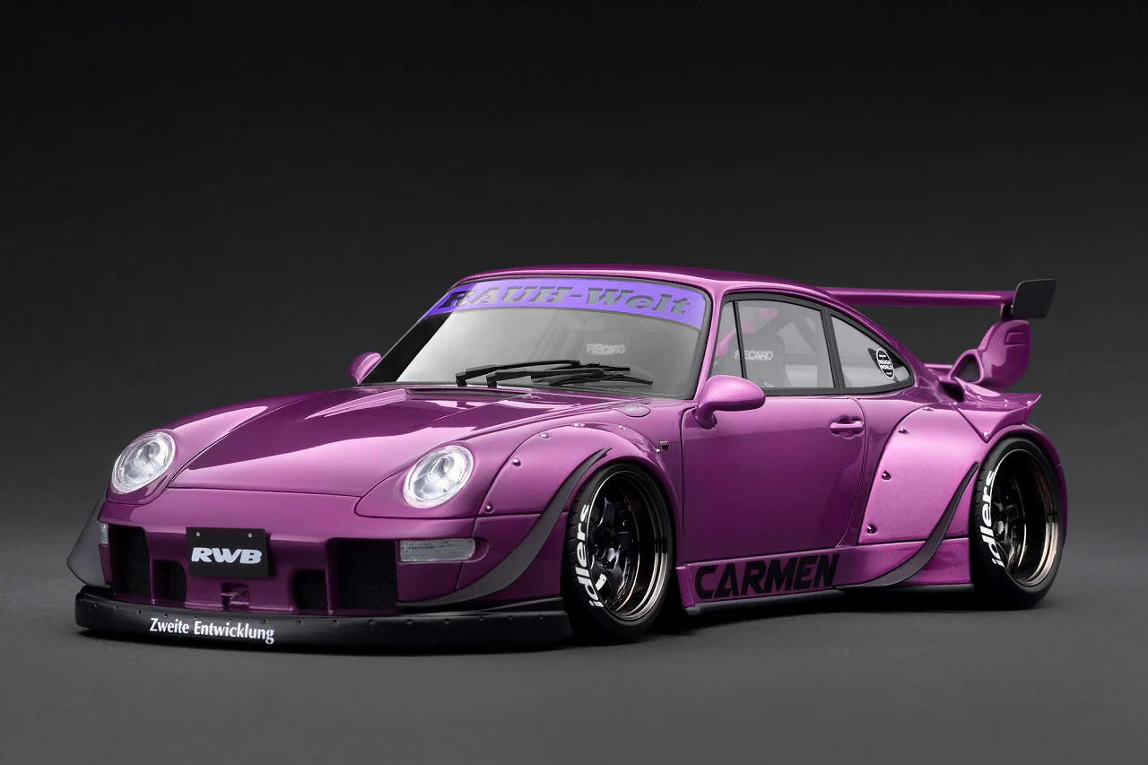 IGNITION Porsche RWB 993 Purple Metallic