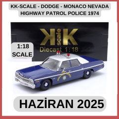 KK-SCALE - DODGE - MONACO NEVADA HIGHWAY PATROL POLICE 1974