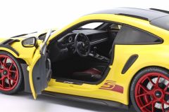 MINICHAMPS - PORSCHE - 911 992 GT3 RS COUPE WEISSACH PACKAGE 2024 - RED WHEELS
