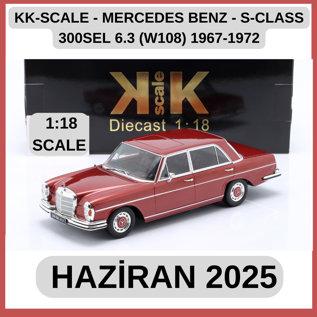 KK-SCALE - MERCEDES BENZ - S-CLASS 300SEL 6.3 (W108) 1967-1972