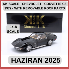 KK-SCALE - CHEVROLET - CORVETTE C3 1972 - WITH REMOVABLE ROOF PARTS