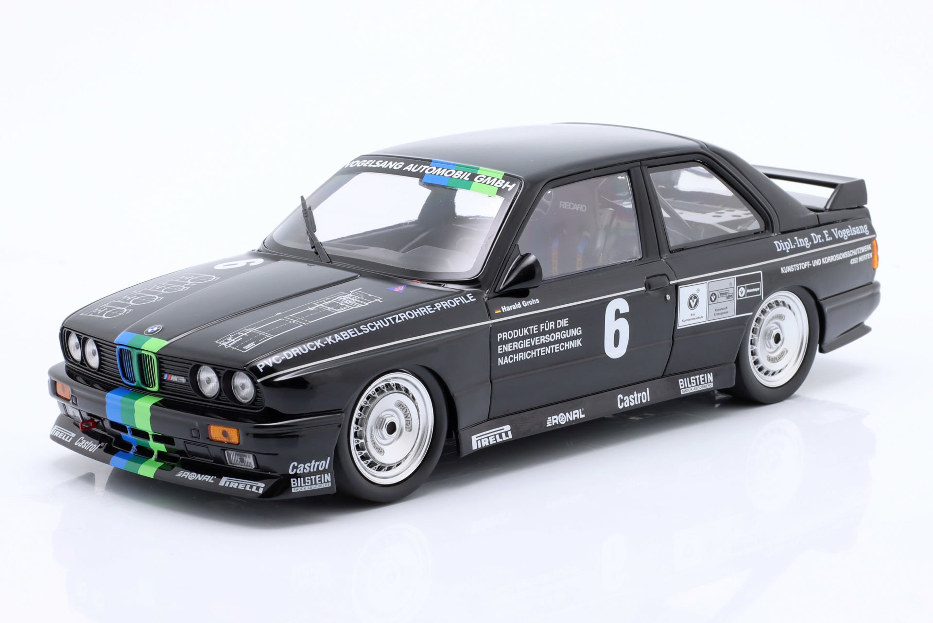 MINICHAMPS - BMW - 3-SERIES M3 TEAM VOGELSANG N 6 DTM SEASON 1987 HERALD GROHS