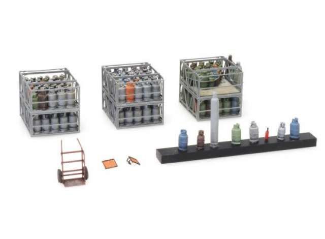 1/87 Load of gas cylinders, grey