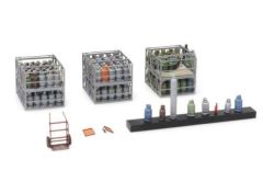 1/87 Load of gas cylinders, grey