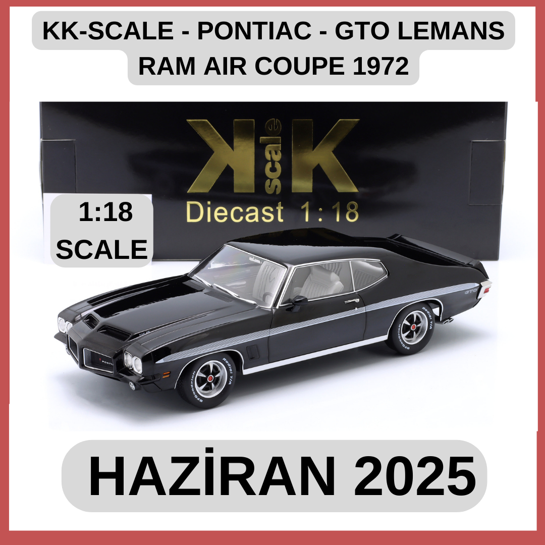KK-SCALE - PONTIAC - GTO LEMANS RAM AIR COUPE 1972