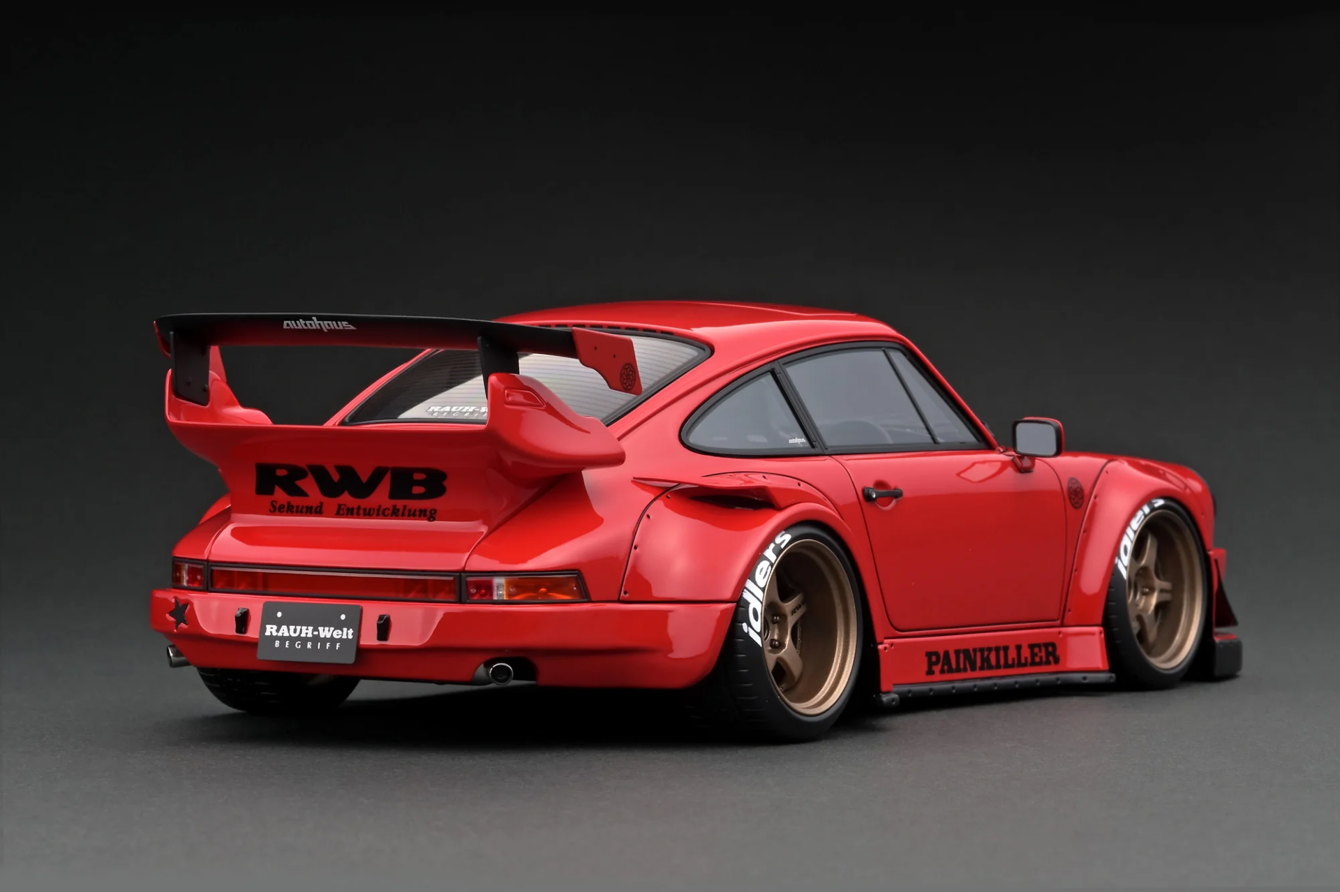 Model Model Rwb 930 Ignition Model PORSCHE RWB 930 Red JDM - PAINKILLER