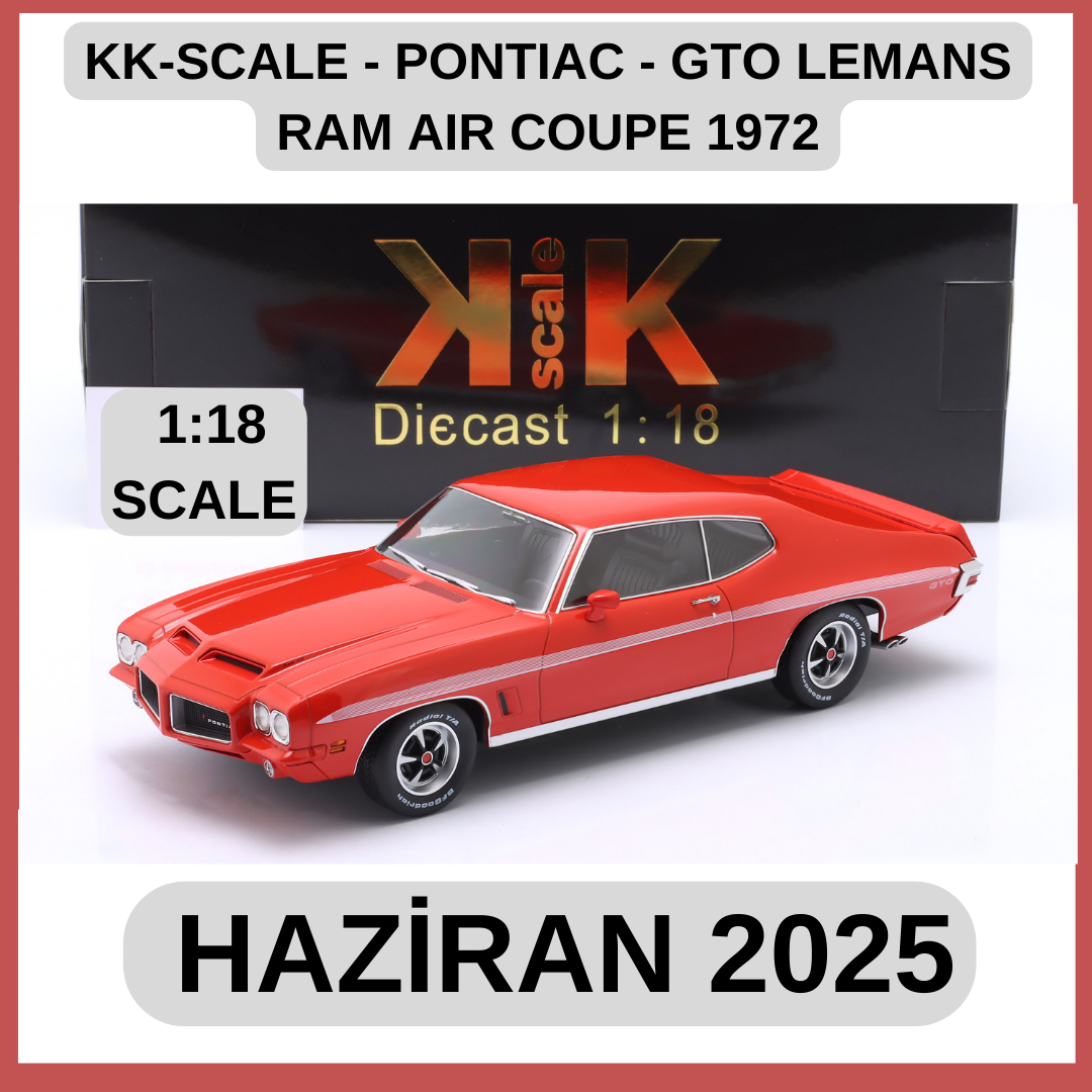 KK-SCALE - PONTIAC - GTO LEMANS RAM AIR COUPE 1972