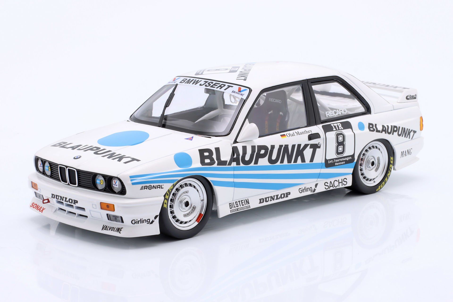 MINICHAMPS - BMW - 3-SERIES M3 (E30) TEAM BMW ISERT N 8 DTM SEASON 1988 OLAF MANTHEY