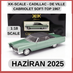 KK-SCALE - CADILLAC - DE VILLE CABRIOLET SOFT-TOP 1967