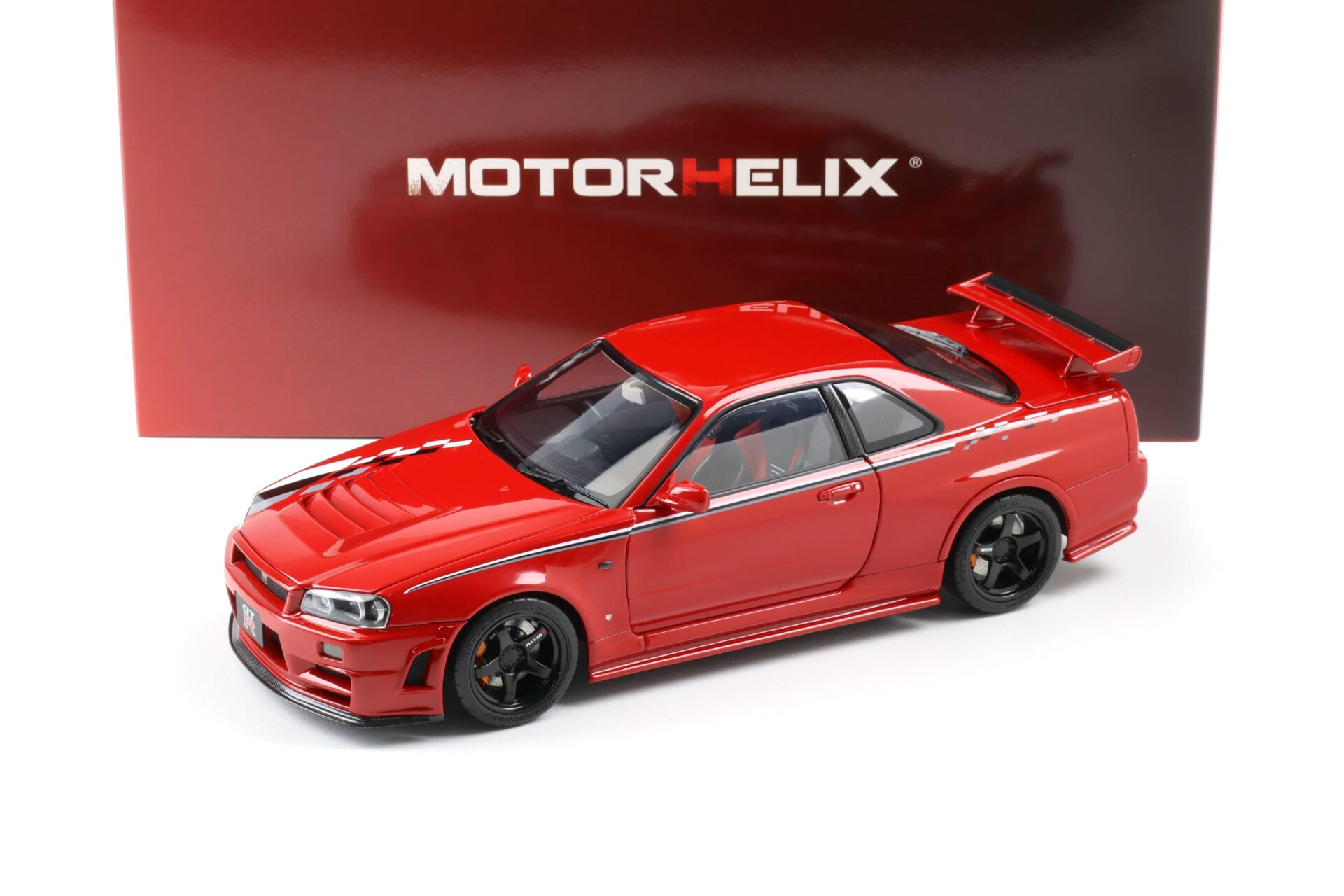 1/18 MOTORHELIX - NISSAN SKYLINE GT-R (R34) CUSTOMIZED VERSION - M83426