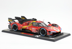1/12 BBR Ferrari 499P  Winner Le Mans 2023 car n.51 dirty version Driver Pier Guidi-Calado-Giovinazzi - BBR1219DIRTY