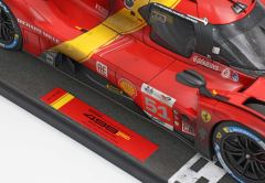 1/12 BBR Ferrari 499P  Winner Le Mans 2023 car n.51 dirty version Driver Pier Guidi-Calado-Giovinazzi - BBR1219DIRTY