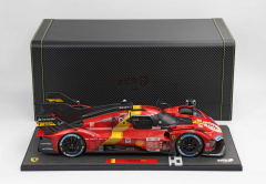 1/12 BBR Ferrari 499P  Winner Le Mans 2023 car n.51 dirty version Driver Pier Guidi-Calado-Giovinazzi - BBR1219DIRTY