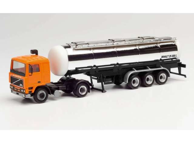 1/87 Volvo F 12 Ch.Sz. VEB Deutrans, orange/silver