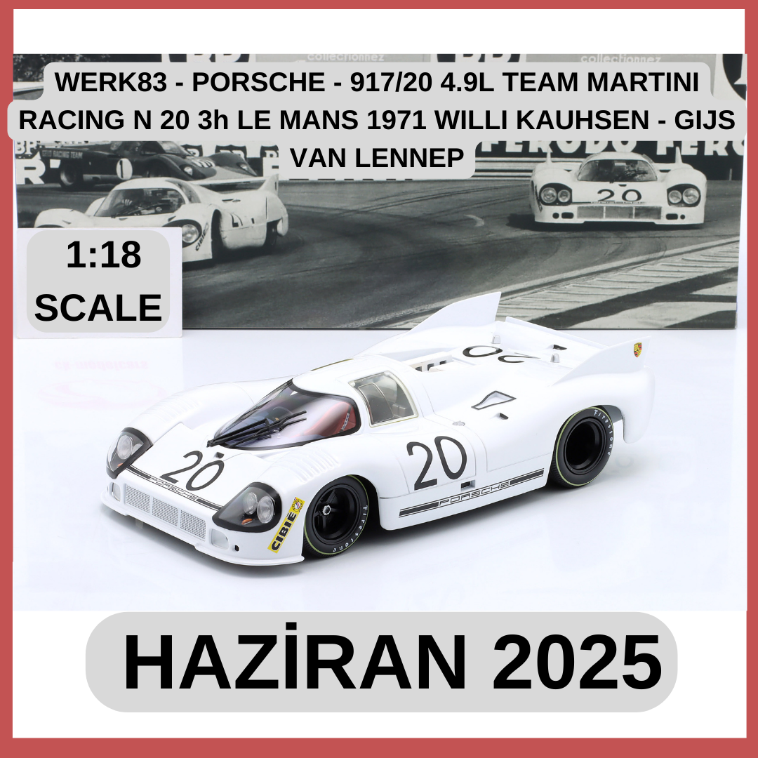 WERK83 - PORSCHE - 917/20 4.9L TEAM MARTINI RACING N 20 3h LE MANS 1971 WILLI KAUHSEN - GIJS VAN LENNEP