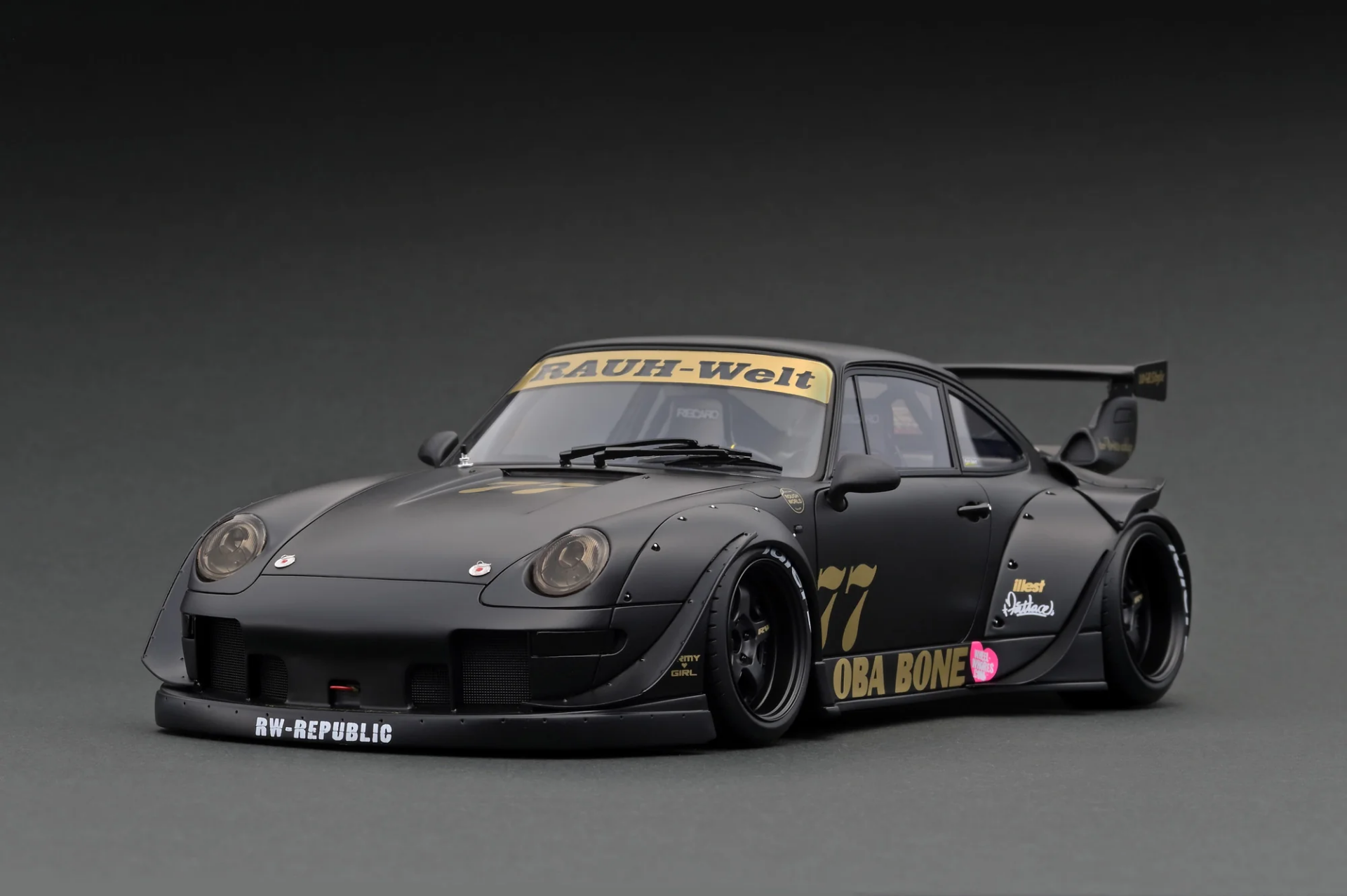 Ignition Model PORSCHE RWB 993 Matte Black