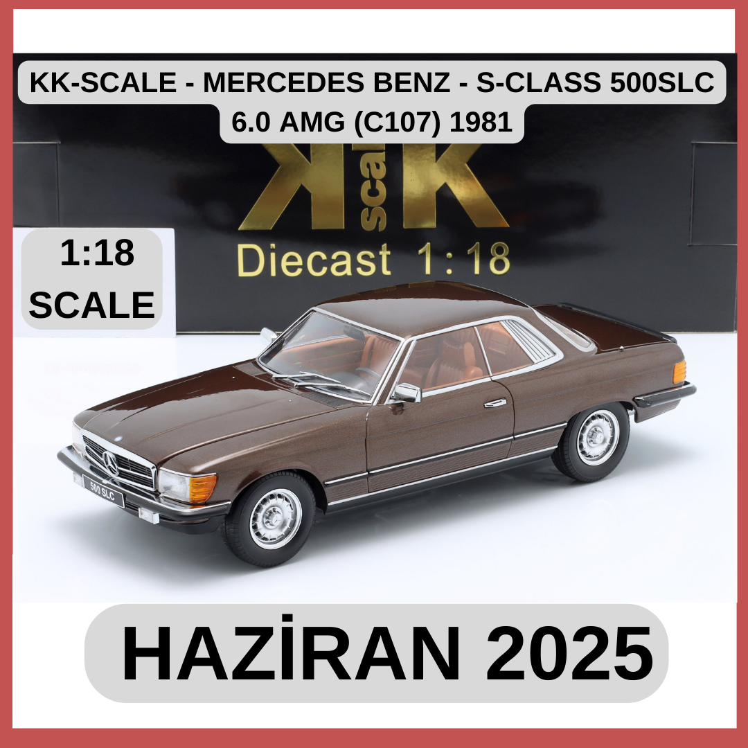 KK-SCALE - MERCEDES BENZ - S-CLASS 500SLC 6.0 AMG (C107) 1981
