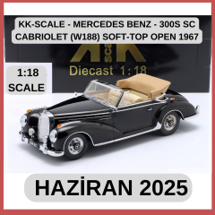 KK-SCALE - MERCEDES BENZ - 300S SC CABRIOLET (W188) SOFT-TOP OPEN 1967