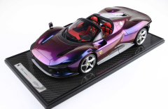 1/12 BBR - Ferrari Daytona SP3 Serie Icona Chamaleon purple - Open roof
