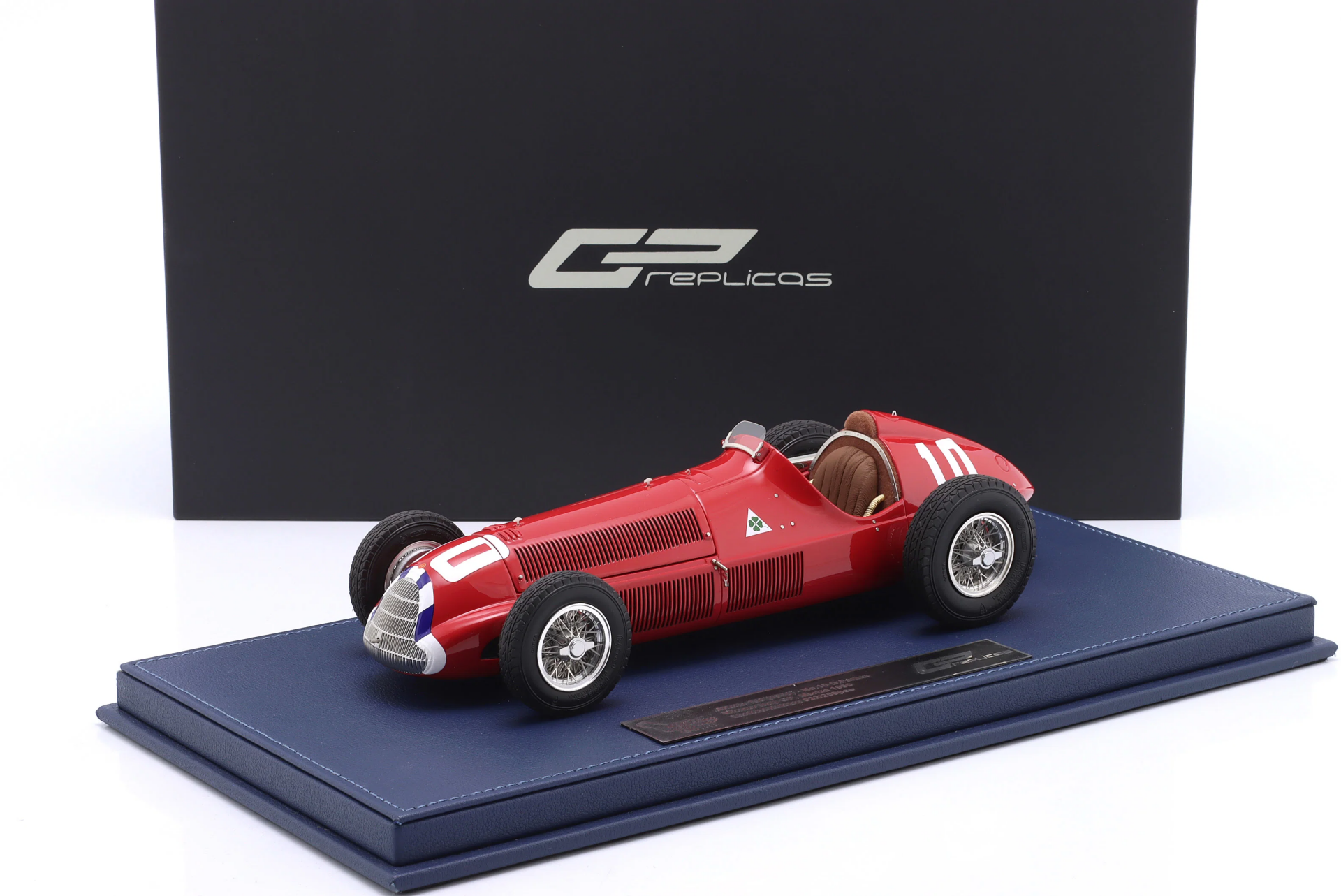 1/18 GP REPLICAS Giuseppe Farina Alfa Romeo 158 #10 Winner Italian GP Formula 1 World - GPMZ01