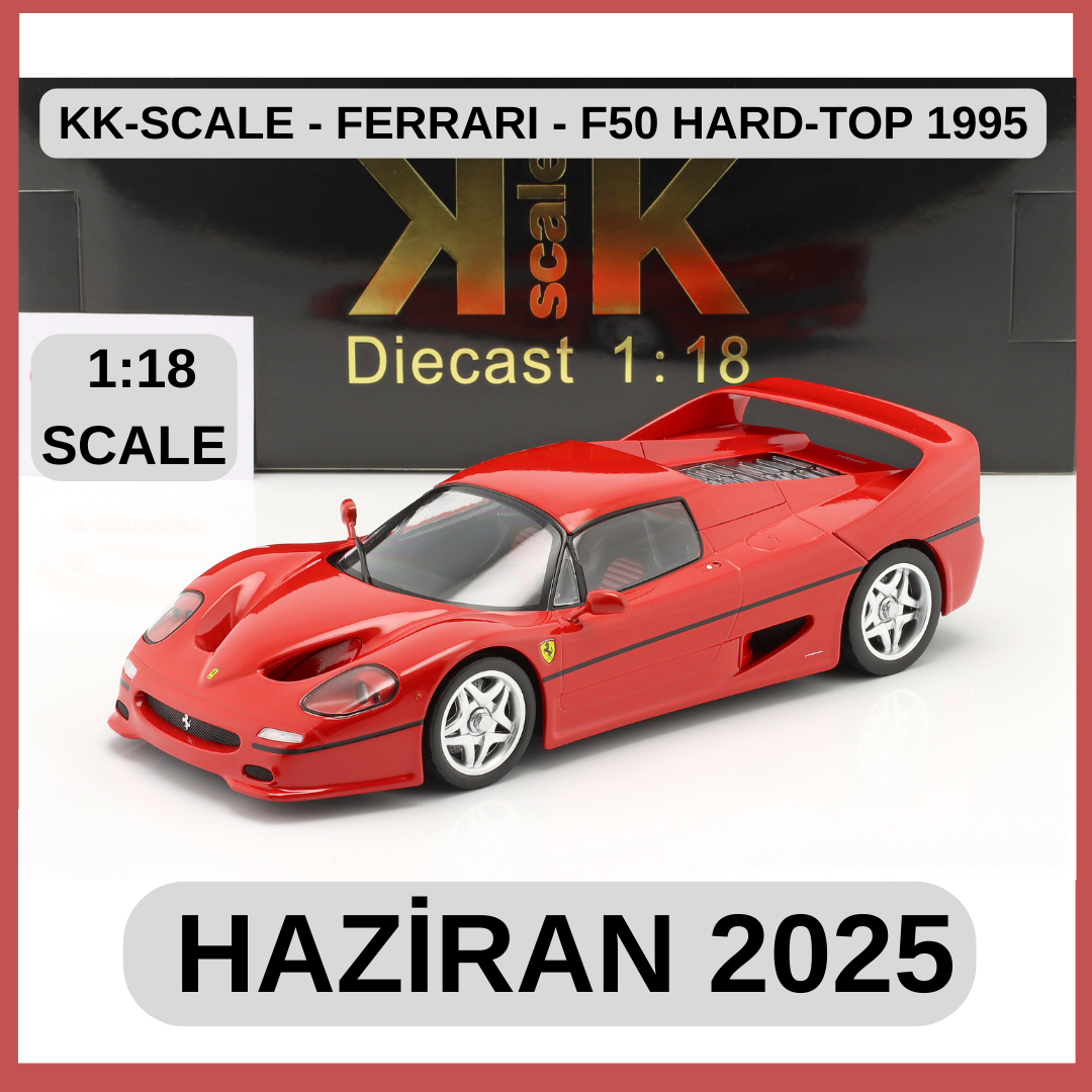 KK-SCALE - FERRARI - F50 HARD-TOP 1995