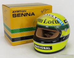MINI HELMET - BELL HELMET - F1 CASCO HELMET TEAM LOTUS 97T RENAULT TURBO N 12 SEASON 1985 AYRTON SENNA
