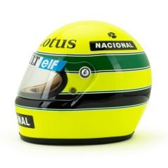 MINI HELMET - BELL HELMET - F1 CASCO HELMET TEAM LOTUS 97T RENAULT TURBO N 12 SEASON 1985 AYRTON SENNA