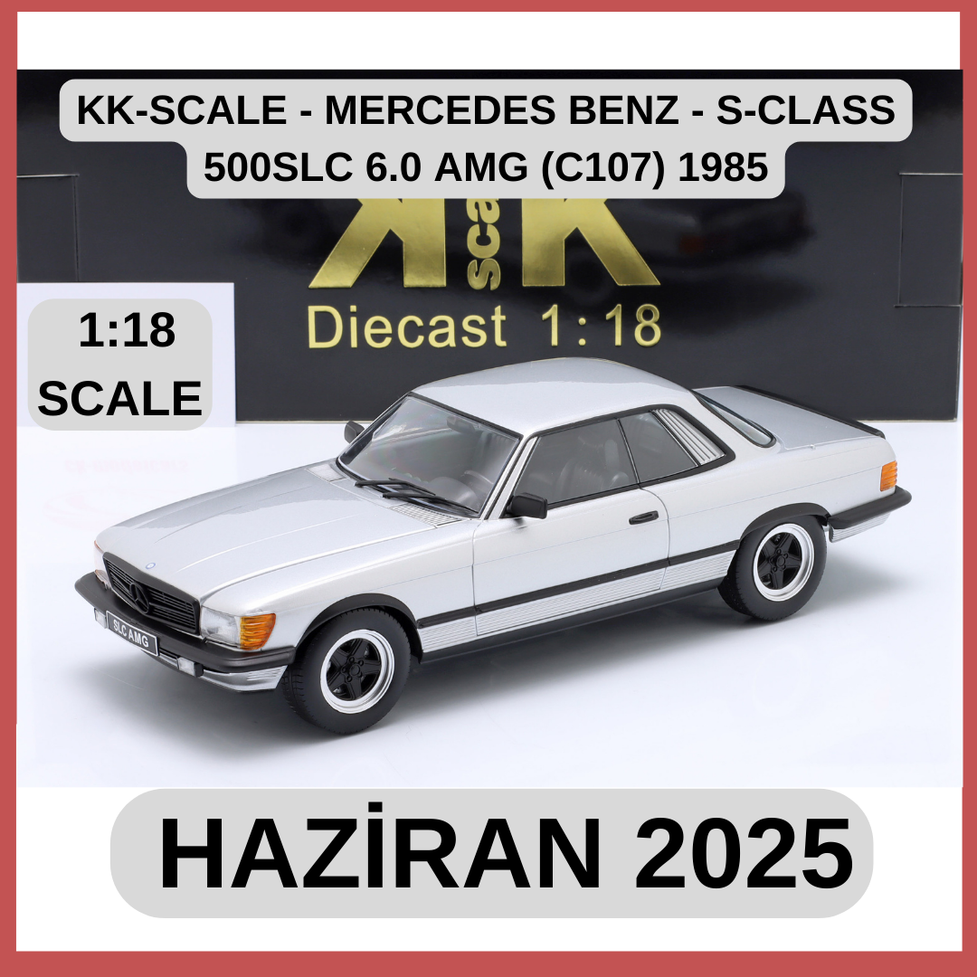 KK-SCALE - MERCEDES BENZ - S-CLASS 500SLC 6.0 AMG (C107) 1985
